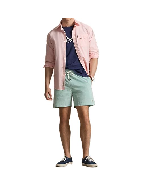 POLO RALPH LAURENPantaloncini da bagno traveler-mid-trunk green Polo Ralph Lauren | 710-957784-502KEYWESTGREEN STRIPE